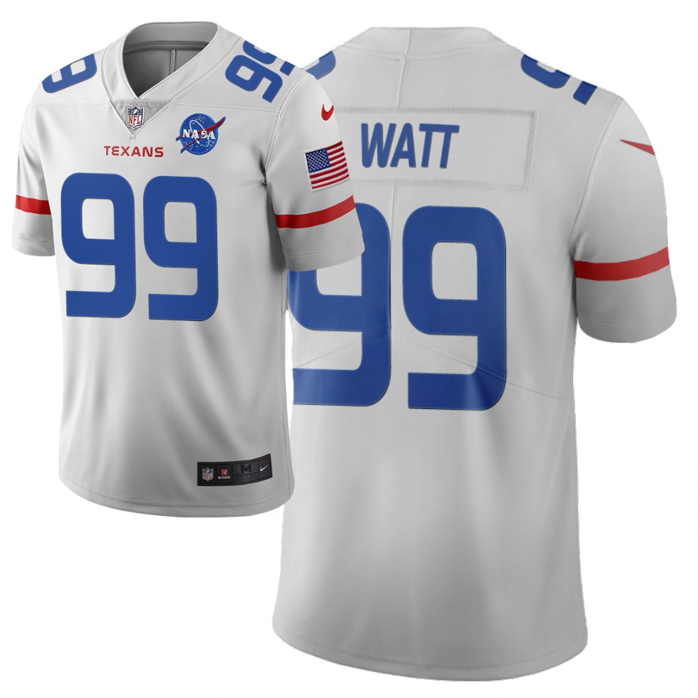 Men Nike NFL Houston Texans #99 watt texans Limited city edition white jersey